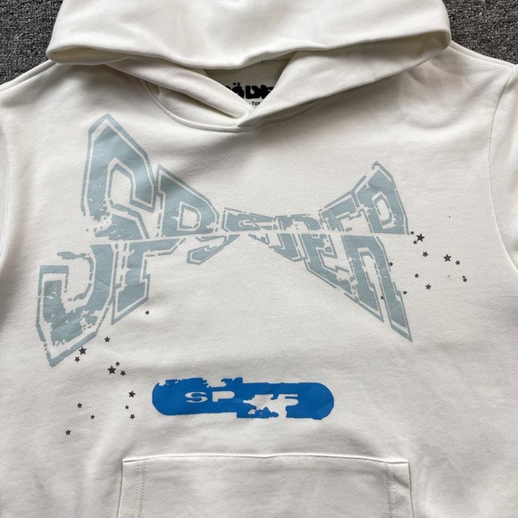 Sp5der Worldwide Motocross Hoodie White - Picture 7 of 7